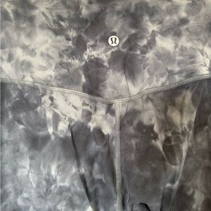 lululemon athletica Black Tie-Dye Leggings